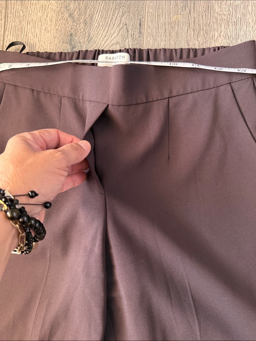 Bardot Chocolate Brown High-Rise Tailored Trousers - Picture 4 of 8